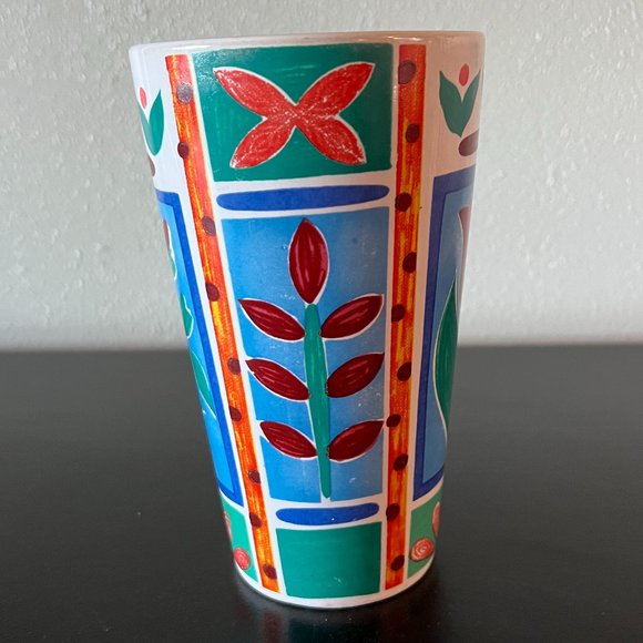 Tall Floral Bright and Cheery Ceramic Mug - Picture 3 of 6